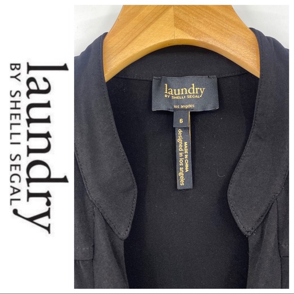 💕SALE💕 Laundy by Shelli Segal Black Dress - Picture 4 of 9